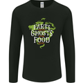 Farts are the Ghosts of Food Funny Flatulence Farting Mens Long Sleeve T-Shirt Black