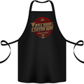 Fast Ride Cafe Racer Chopper Biker Motorcycle Cotton Apron 100% Organic Black