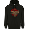 Fast Ride Cafe Racer Chopper Biker Motorcycle Mens 80% Cotton Hoodie Black