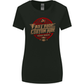 Fast Ride Cafe Racer Chopper Biker Motorcycle Womens Wider Cut T-Shirt Black