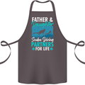 Father & Daughter Scuba Diving Fathers Day Diver Cotton Apron 100% Organic Dark Grey