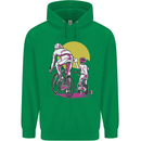 Father & Son Cycling Fathers Day Bicycle Bike Childrens Kids Hoodie Irish Green