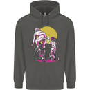 Father & Son Cycling Fathers Day Bicycle Bike Childrens Kids Hoodie Storm Grey