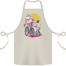 Father & Son Cycling Fathers Day Bicycle Bike Cotton Apron 100% Organic Natural