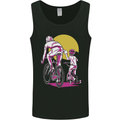Father & Son Cycling Fathers Day Bicycle Bike Mens Vest Tank Top Black