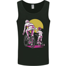 Father & Son Cycling Fathers Day Bicycle Bike Mens Vest Tank Top Black