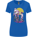 Father & Son Cycling Fathers Day Bicycle Bike Womens Wider Cut T-Shirt Royal Blue