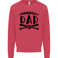 Fathers Day Baseball Dad Funny Kids Sweatshirt Jumper Heliconia