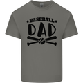 Fathers Day Baseball Dad Funny Kids T-Shirt Childrens Charcoal