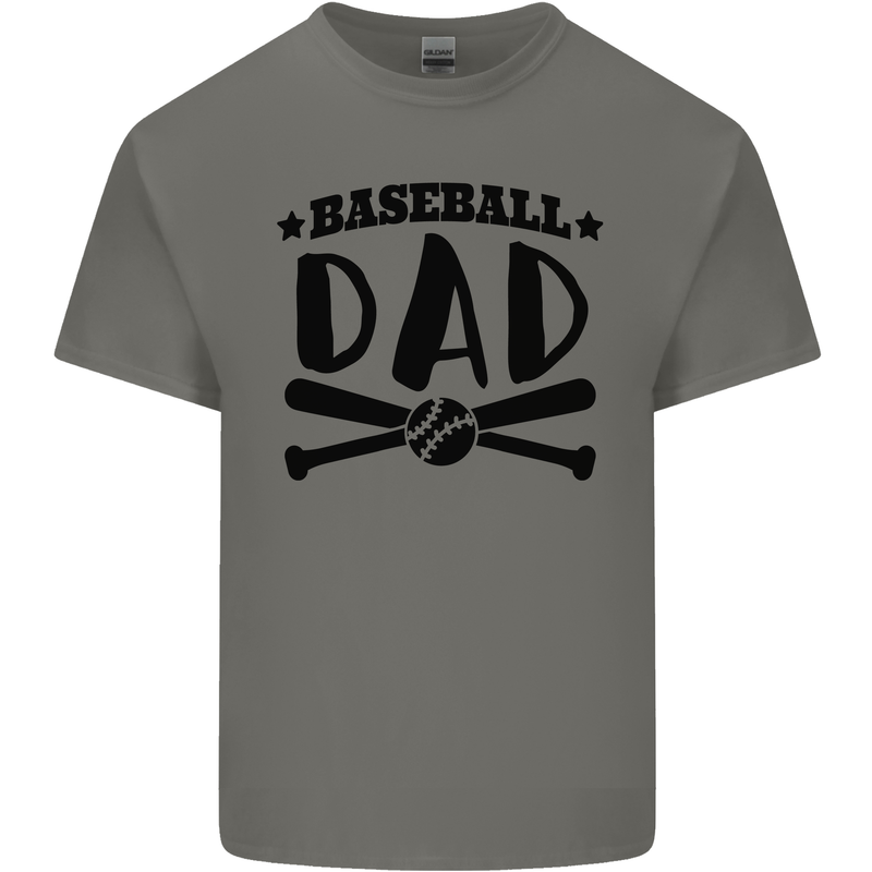 Fathers Day Baseball Dad Funny Kids T-Shirt Childrens Charcoal