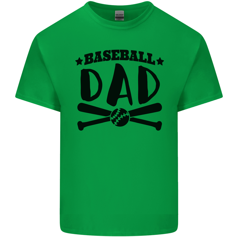Fathers Day Baseball Dad Funny Kids T-Shirt Childrens Irish Green