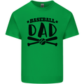 Fathers Day Baseball Dad Funny Mens Cotton T-Shirt Tee Top Irish Green