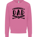 Fathers Day Baseball Dad Funny Mens Sweatshirt Jumper Azalea