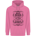 Fathers Day Best Dad in the Word Childrens Kids Hoodie Azalea
