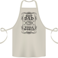 Fathers Day Best Dad in the Word Cotton Apron 100% Organic Natural
