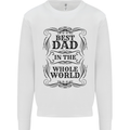 Fathers Day Best Dad in the Word Kids Sweatshirt Jumper White