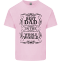 Fathers Day Best Dad in the Word Kids T-Shirt Childrens Light Pink