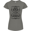 Fathers Day Best Dad in the Word Womens Petite Cut T-Shirt Charcoal