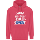 Fathers Day Daddest Dad Ever Childrens Kids Hoodie Heliconia