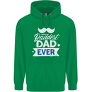 Fathers Day Daddest Dad Ever Childrens Kids Hoodie Irish Green