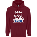 Fathers Day Daddest Dad Ever Childrens Kids Hoodie Maroon