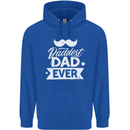 Fathers Day Daddest Dad Ever Childrens Kids Hoodie Royal Blue