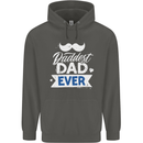 Fathers Day Daddest Dad Ever Childrens Kids Hoodie Storm Grey