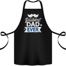 Fathers Day Daddest Dad Ever Cotton Apron 100% Organic Black
