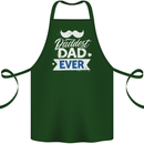 Fathers Day Daddest Dad Ever Cotton Apron 100% Organic Forest Green
