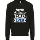 Fathers Day Daddest Dad Ever Kids Sweatshirt Jumper Black