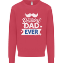 Fathers Day Daddest Dad Ever Kids Sweatshirt Jumper Heliconia