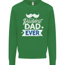 Fathers Day Daddest Dad Ever Kids Sweatshirt Jumper Irish Green
