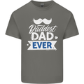 Fathers Day Daddest Dad Ever Mens Cotton T-Shirt Tee Top Charcoal