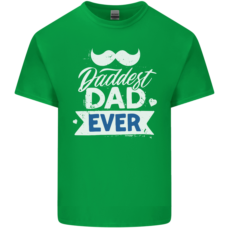 Fathers Day Daddest Dad Ever Mens Cotton T-Shirt Tee Top Irish Green