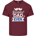 Fathers Day Daddest Dad Ever Mens Cotton T-Shirt Tee Top Maroon