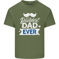 Fathers Day Daddest Dad Ever Mens Cotton T-Shirt Tee Top Military Green