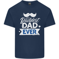 Fathers Day Daddest Dad Ever Mens Cotton T-Shirt Tee Top Navy Blue