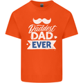 Fathers Day Daddest Dad Ever Mens Cotton T-Shirt Tee Top Orange