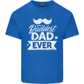 Fathers Day Daddest Dad Ever Mens Cotton T-Shirt Tee Top Royal Blue