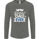 Fathers Day Daddest Dad Ever Mens Long Sleeve T-Shirt Charcoal
