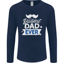 Fathers Day Daddest Dad Ever Mens Long Sleeve T-Shirt Navy Blue