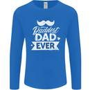 Fathers Day Daddest Dad Ever Mens Long Sleeve T-Shirt Royal Blue