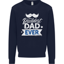 Fathers Day Daddest Dad Ever Mens Sweatshirt Jumper Navy Blue
