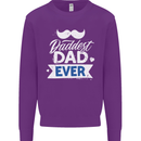 Fathers Day Daddest Dad Ever Mens Sweatshirt Jumper Purple