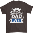 Fathers Day Daddest Dad Ever Mens T-Shirt 100% Cotton Dark Chocolate