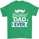 Fathers Day Daddest Dad Ever Mens T-Shirt 100% Cotton Irish Green