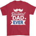 Fathers Day Daddest Dad Ever Mens T-Shirt 100% Cotton Red