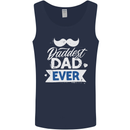 Fathers Day Daddest Dad Ever Mens Vest Tank Top Navy Blue