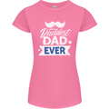Fathers Day Daddest Dad Ever Womens Petite Cut T-Shirt Azalea