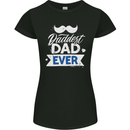 Fathers Day Daddest Dad Ever Womens Petite Cut T-Shirt Black
